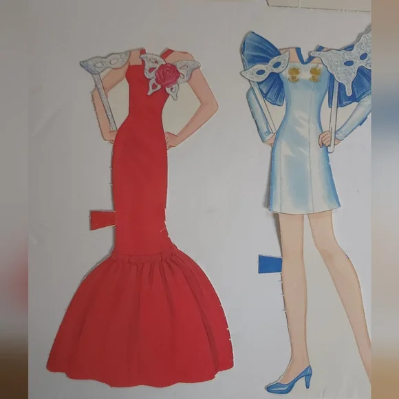 Vintage 1987 Jewel Secrets Barbie Paper Doll Mattel - Picture 9 of 10